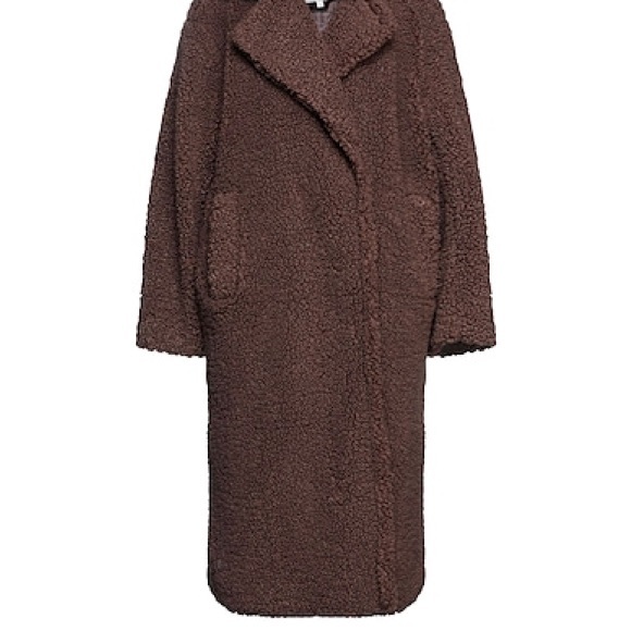 Luxe Brown Teddy Coat - Picture 4 of 9